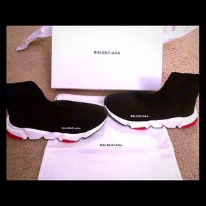 Balenciaga Speed Trainer Black Red